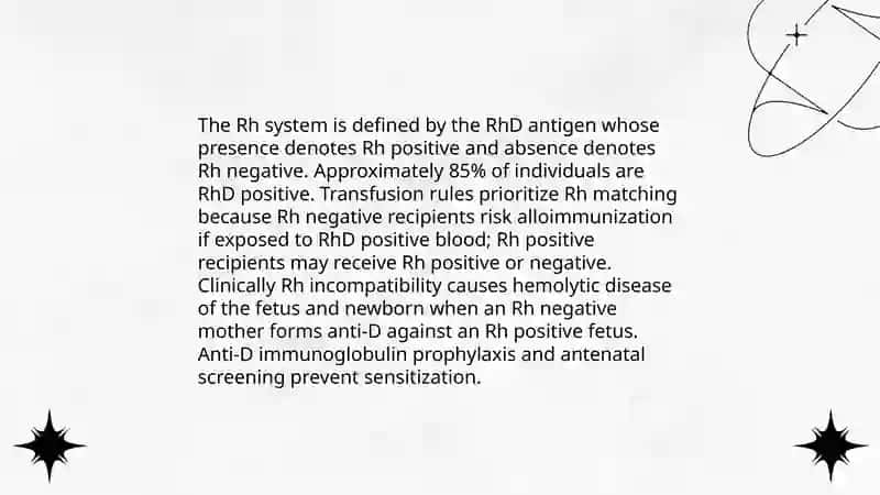 Blood Groups and Compatibility Rules 4