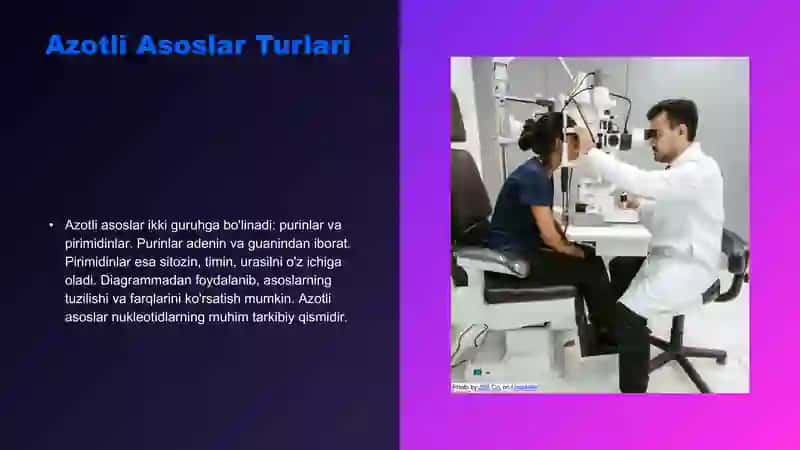 Nukleotidlar va genetik ma'lumot uzatish 4