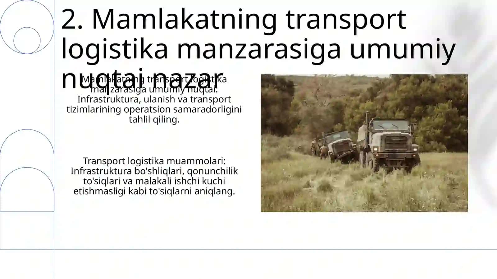 Davlatning transport logistika siyosati 4
