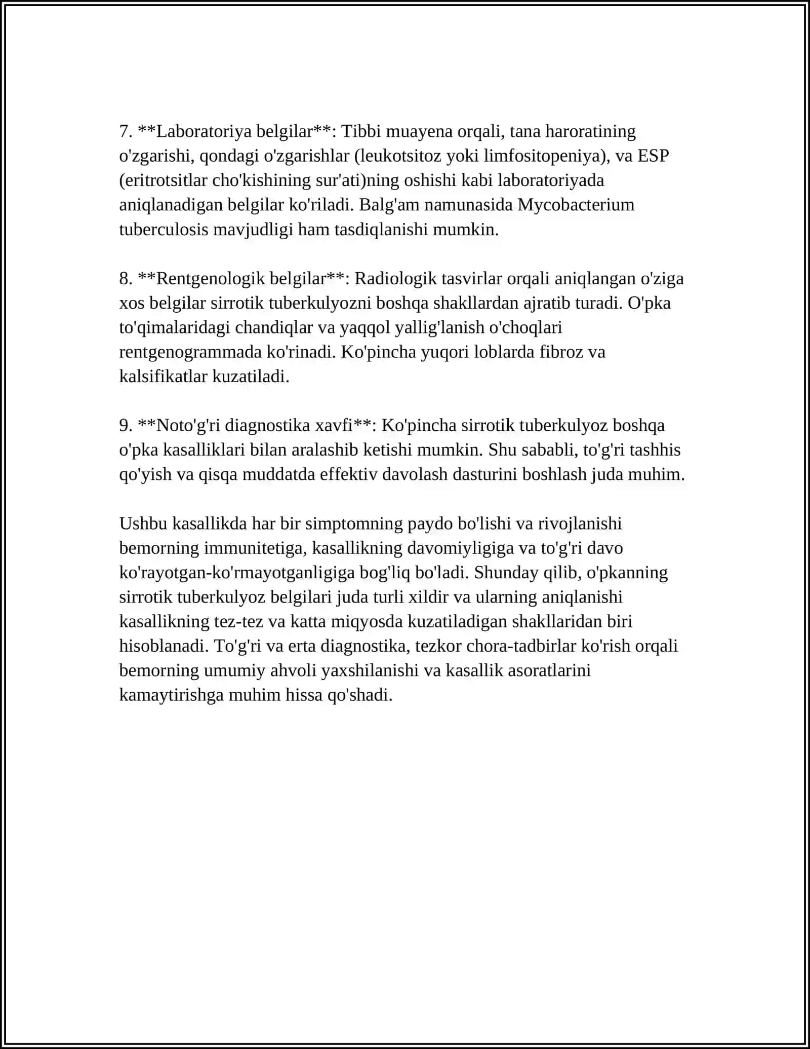 O'PKANING SIRROTIK TUBERKULYOZI 4
