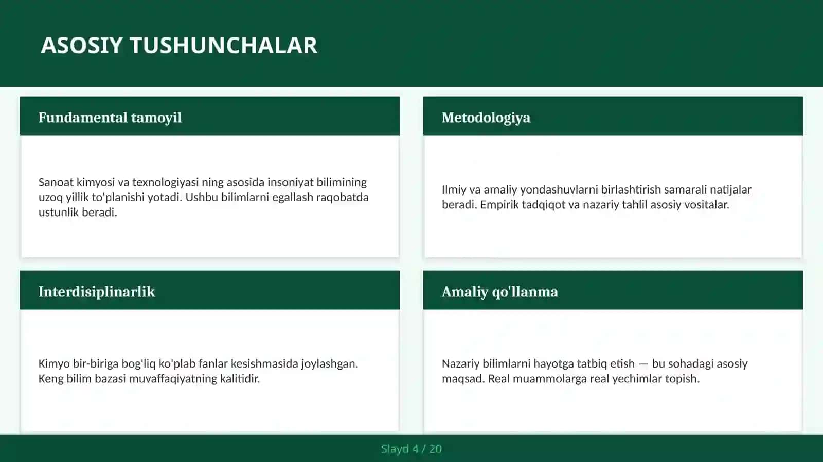 SANOAT KIMYOSI VA TEXNOLOGIYASI 4