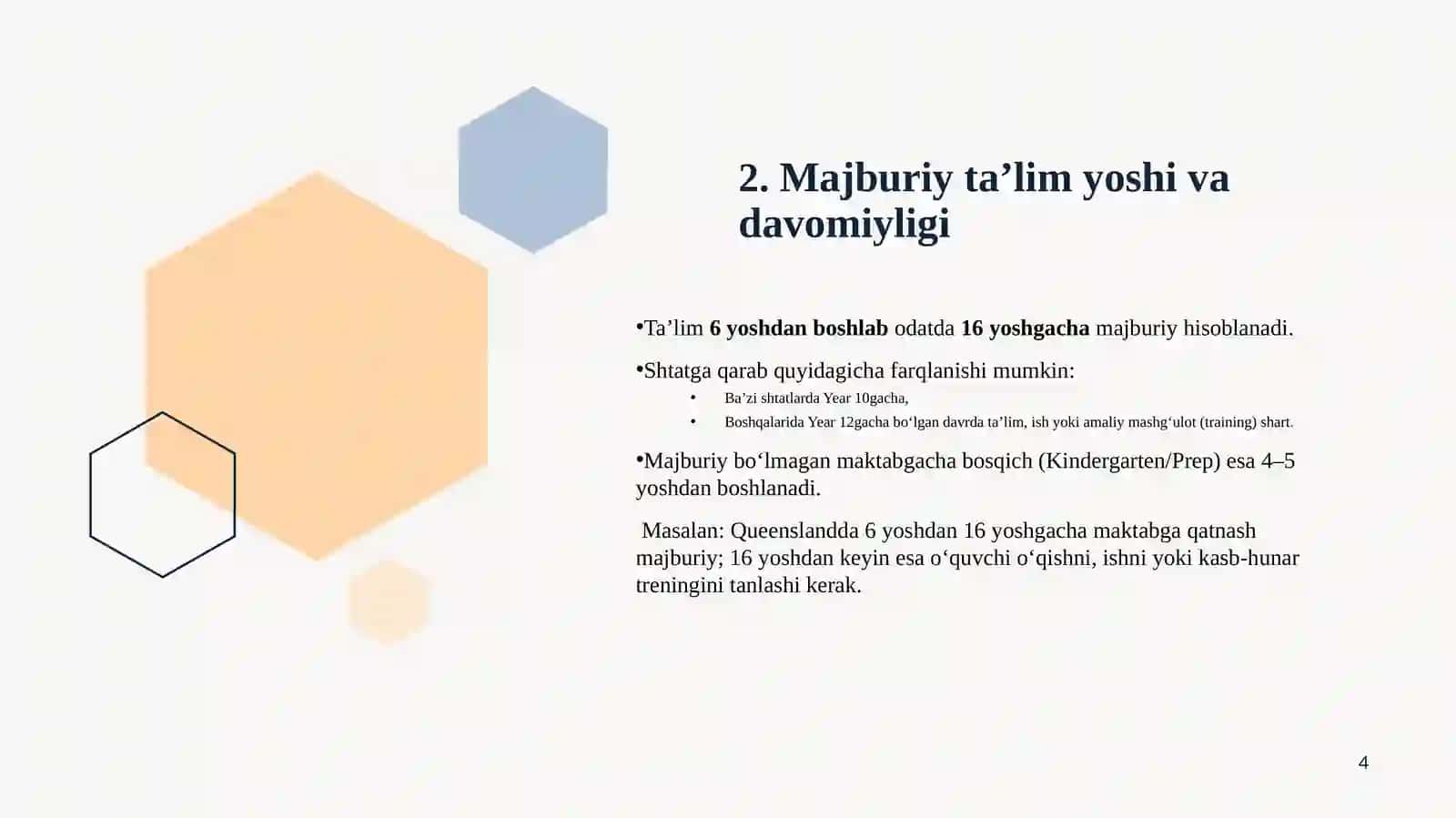 Avstraliya davlat ta'lim tizimi 4