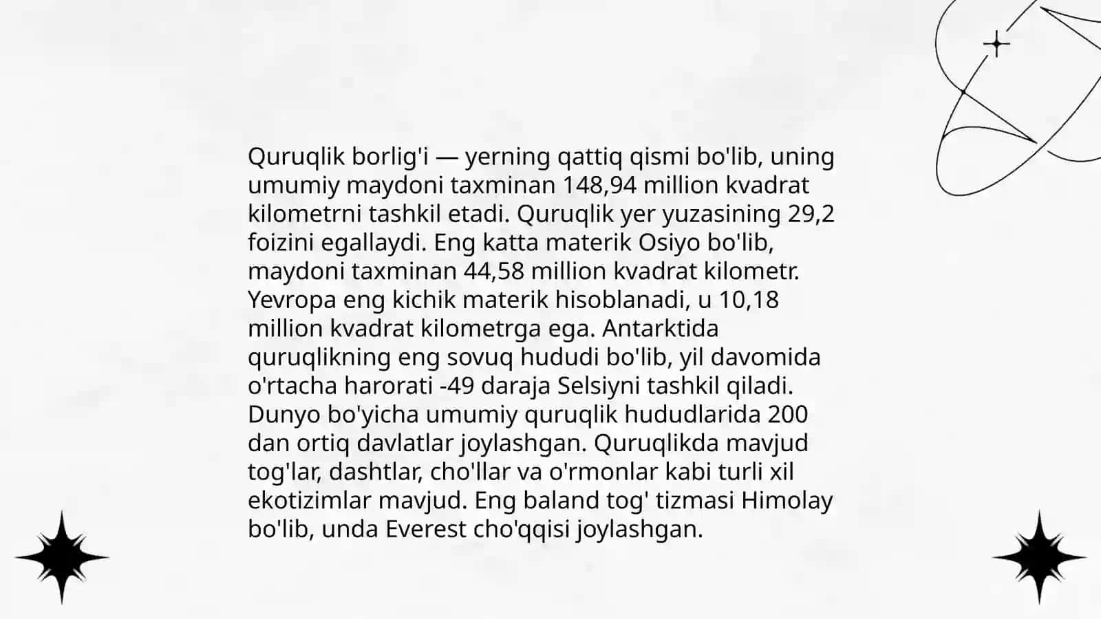 Borliqning asosiy turlari 4