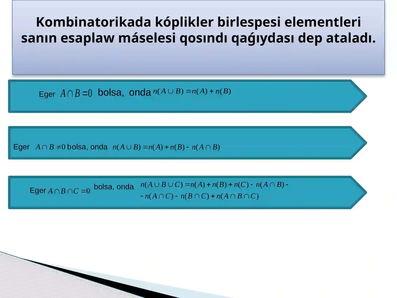 Uliw makombinatorika 4