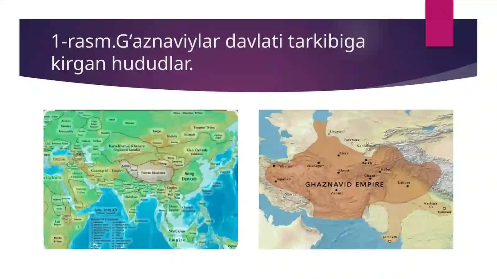 Gʻaznaviylar davlati tarixiy geografiyasi 4