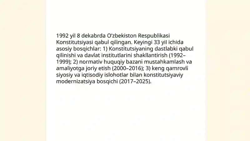 O’zbekiston Respublikasi Konstitutsiyasining 33 yilligi 4