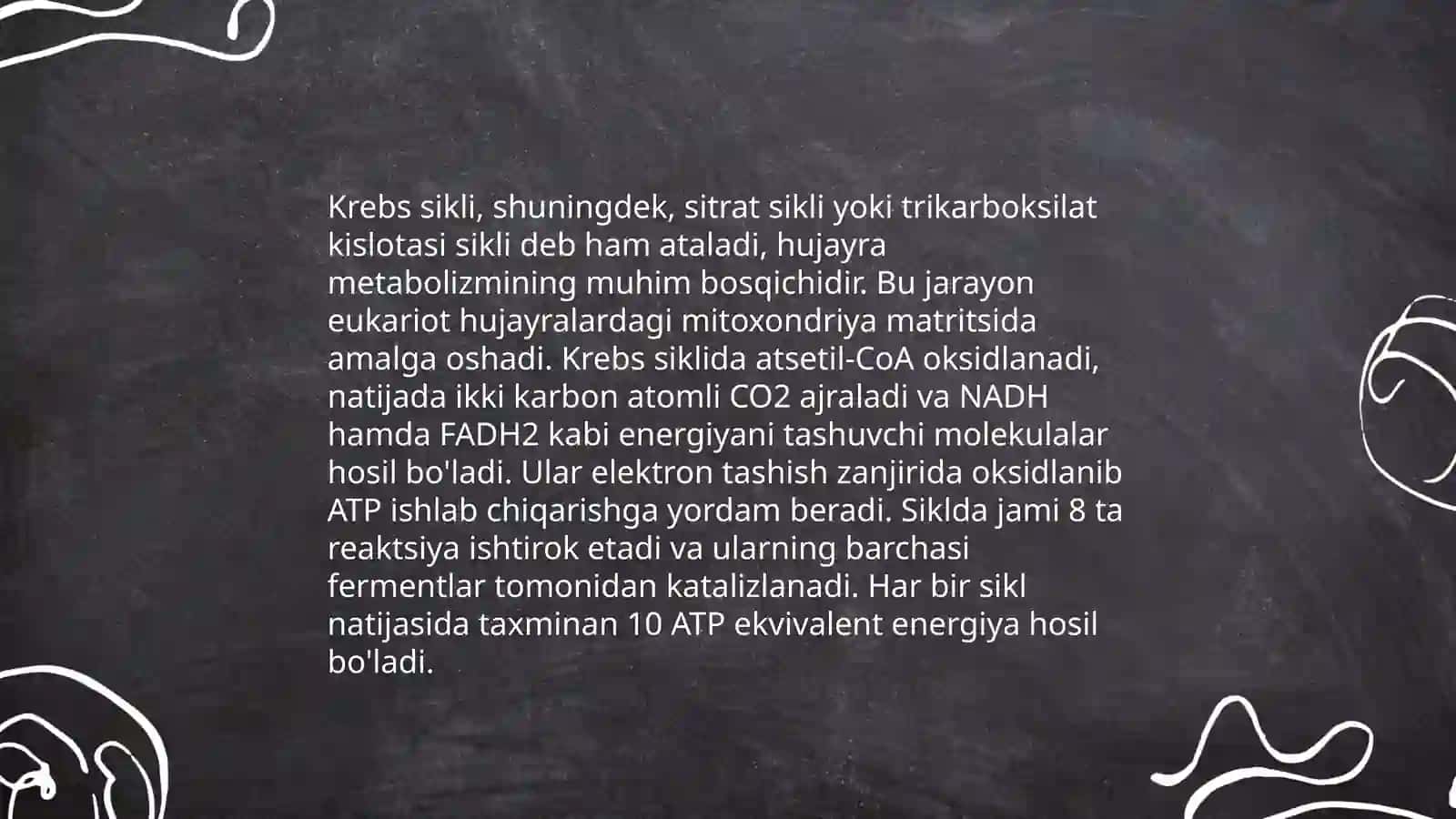 Metabolizimning umumiy yoʼllari 4