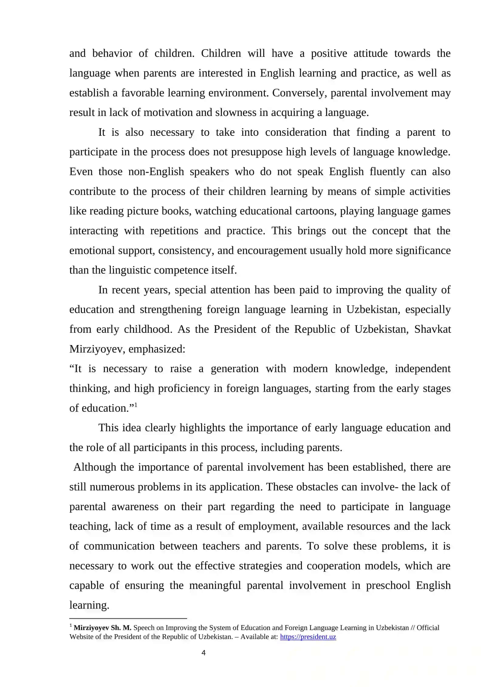PARENTAL INVOLVEMENT PROCESS OF PRESCHOOL ENGLISH LEARNERS 4