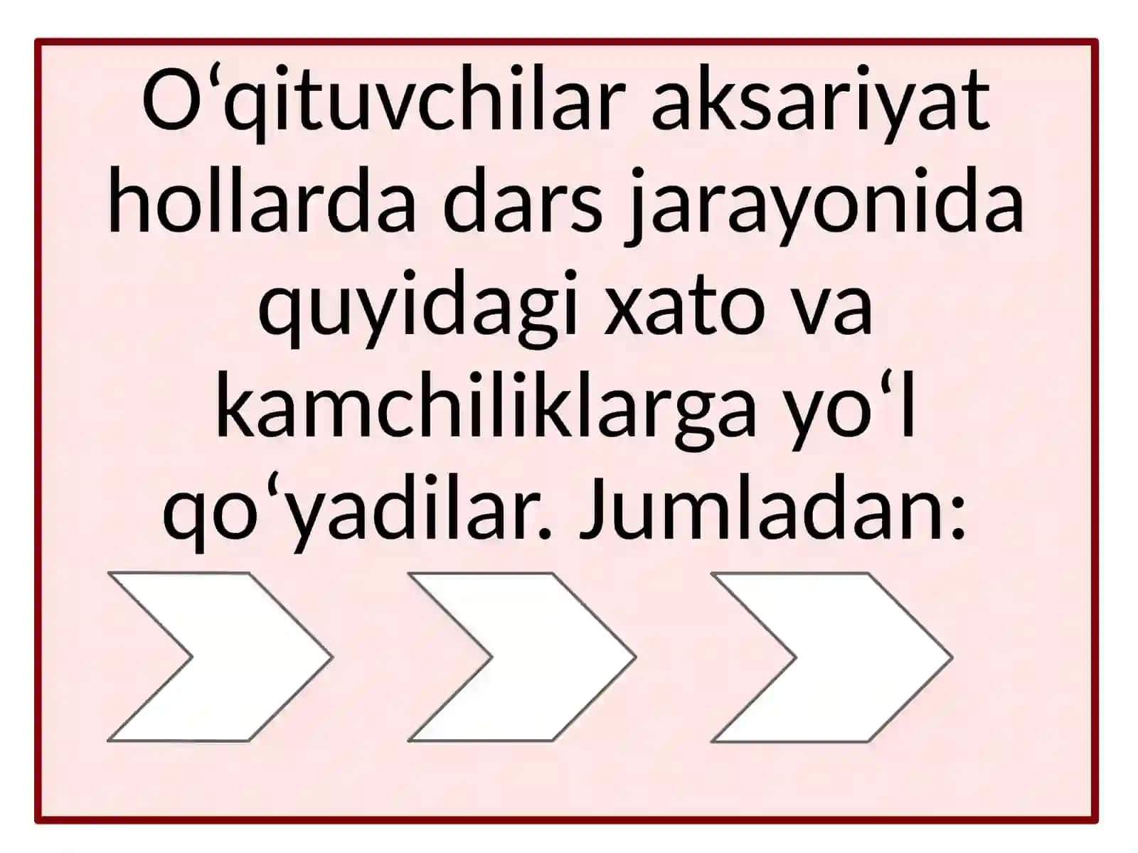 Darsni tahlil qilish 4