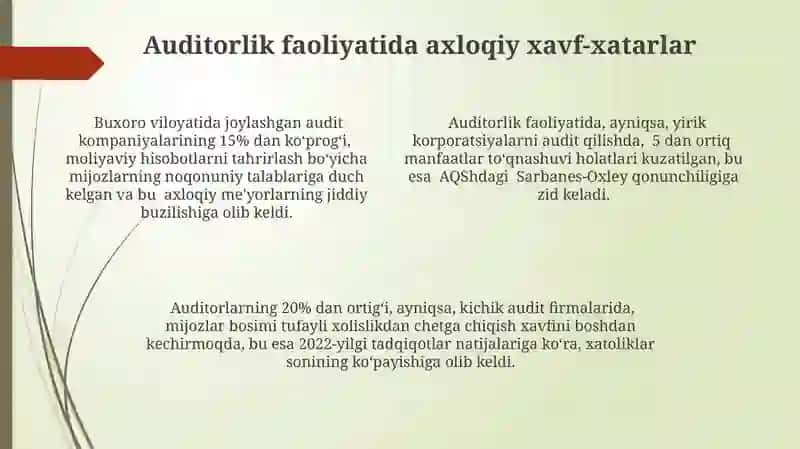 Auditorlik axloq etikasi 4