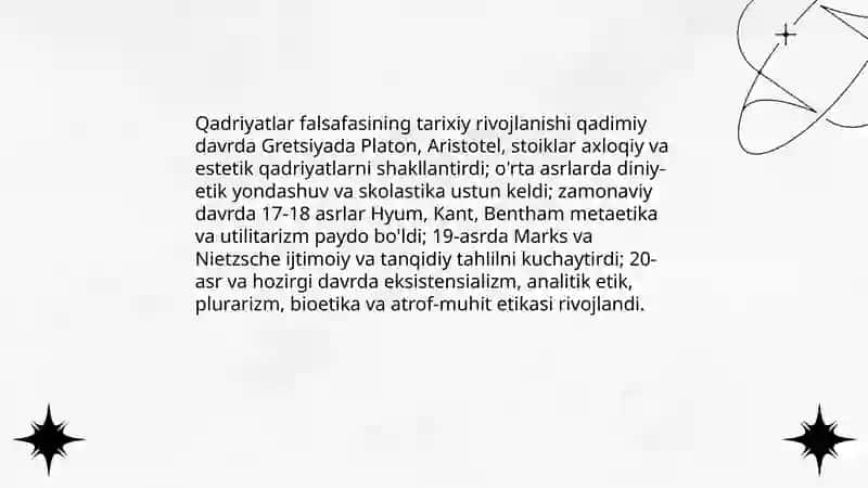 Qadriyatlar falsafasi 4