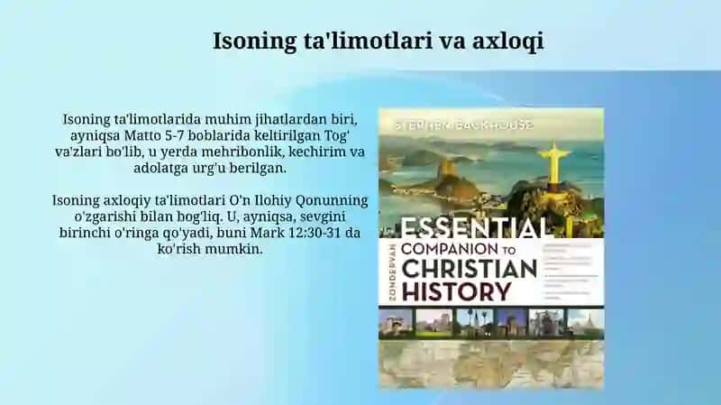 Xristanlik tarixi asosiy gʻoyalari 4