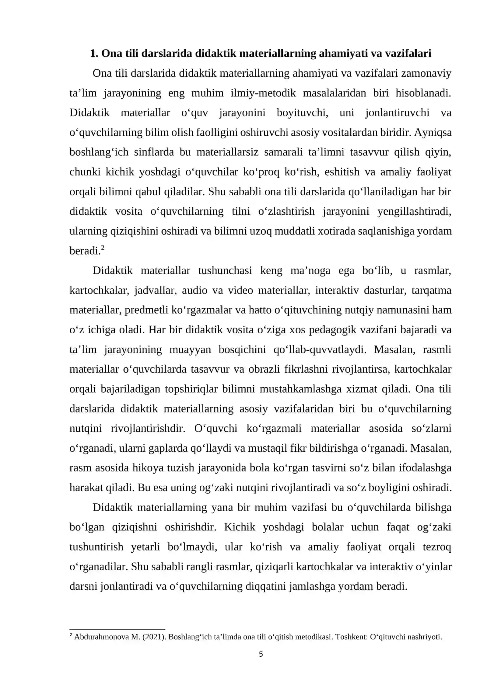 Ona tili darslarida didaktik materiallardan foydalanish 4
