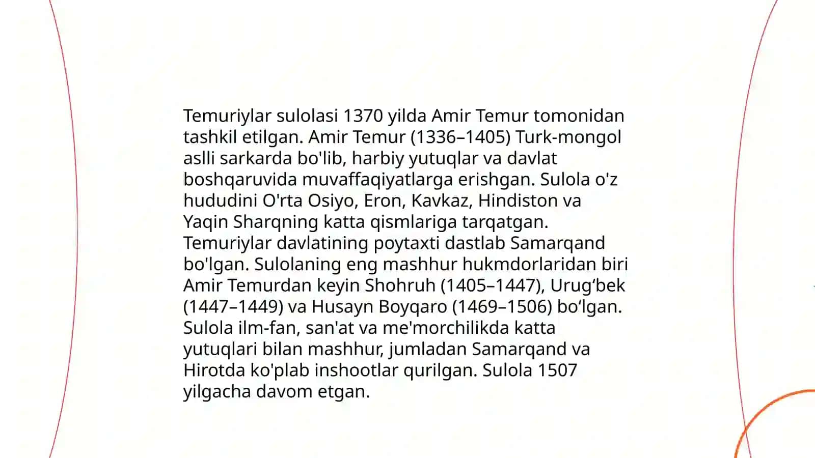 Amir Temur - buyuk davlat arbobi va sarkarda 4