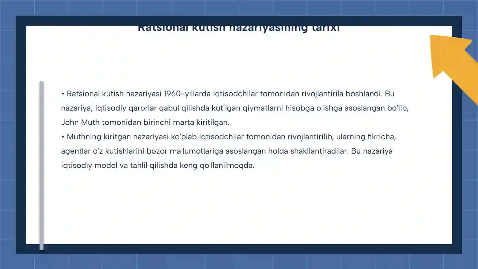 Ratsional kutish nazariyasi 4