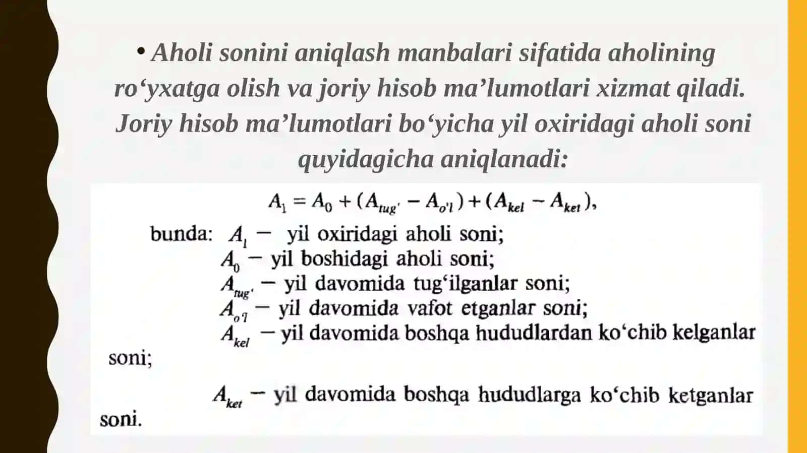 Aholiturmush darajasi statistikasi 4