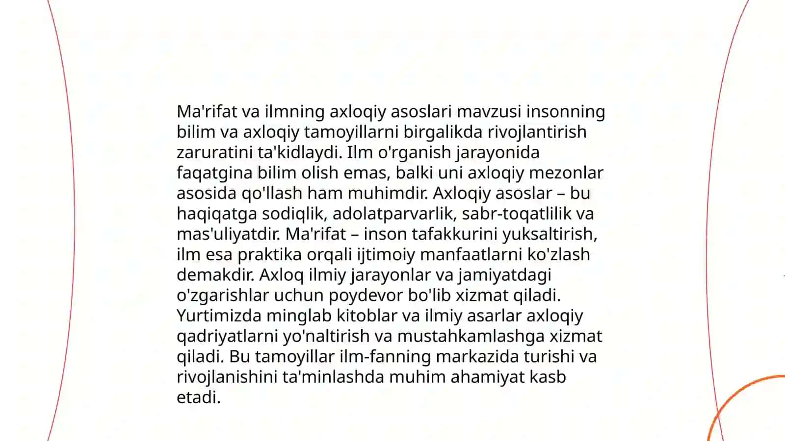 Islom qadriyatlari va ma'rifatining hozirgi davrdagi ahamiyati 4