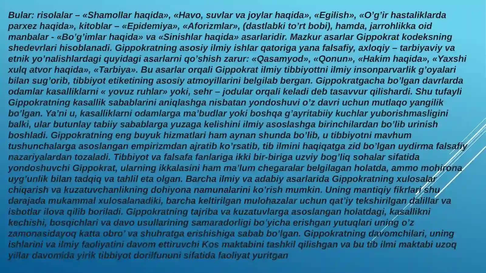 Lotin tili fanidan tayyorlagan 4