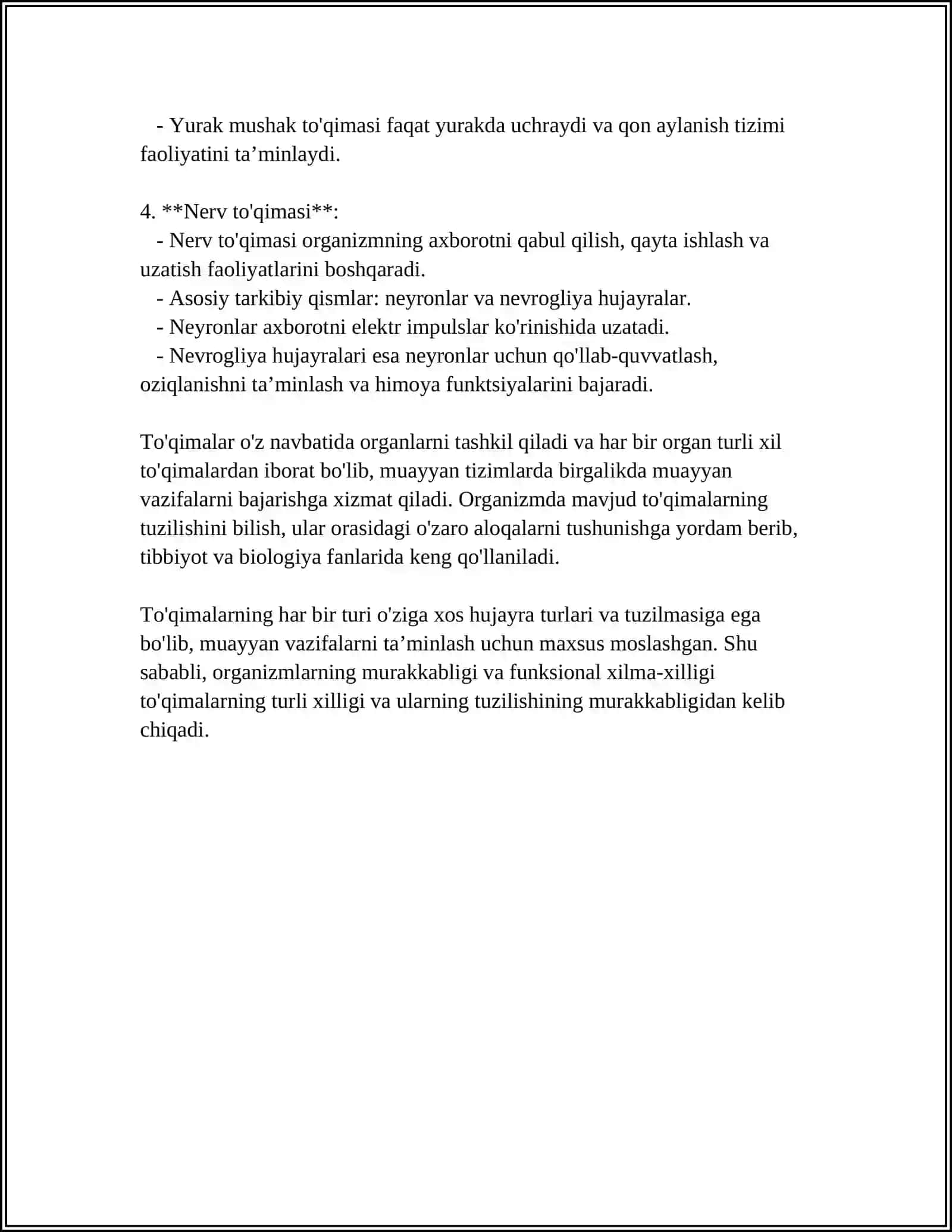BIOLOGIK TO‘QIMANING MEXANIK XOSSALARI 4