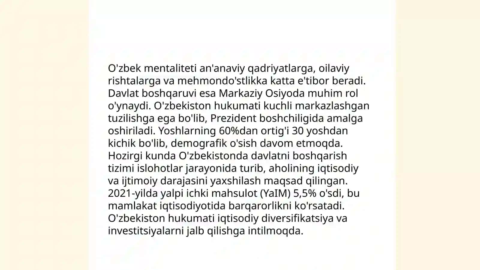 Ijtimoiy tartib órnatishda mintalitetning orni 4
