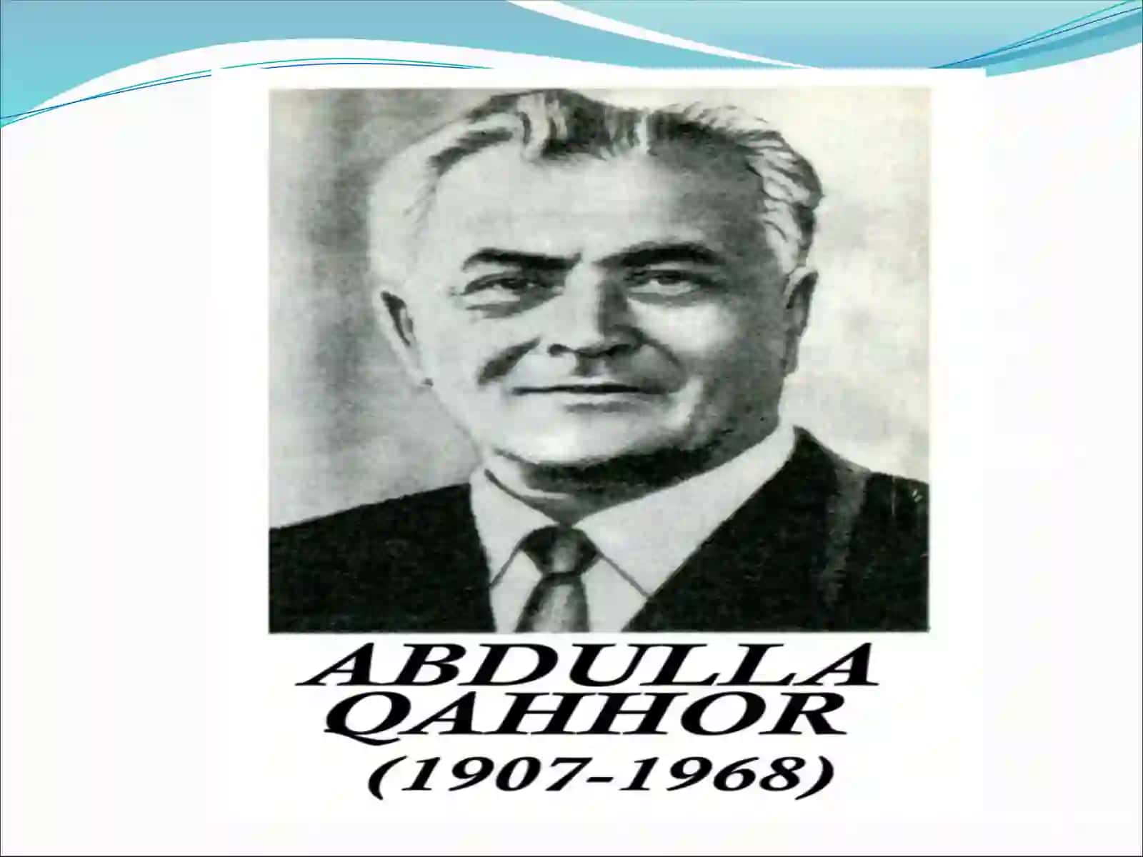 Abdulla Qahhor hayoti va ijodi 4