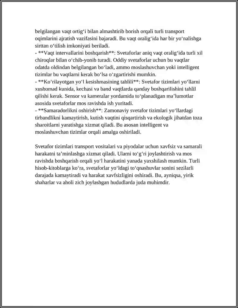 TRANSPORT OQIMINI SVETAFOR YORDAMIDA BOSHQARISH 4