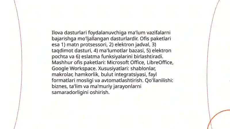 Kompyuter dasturiy ta'minotlari 4