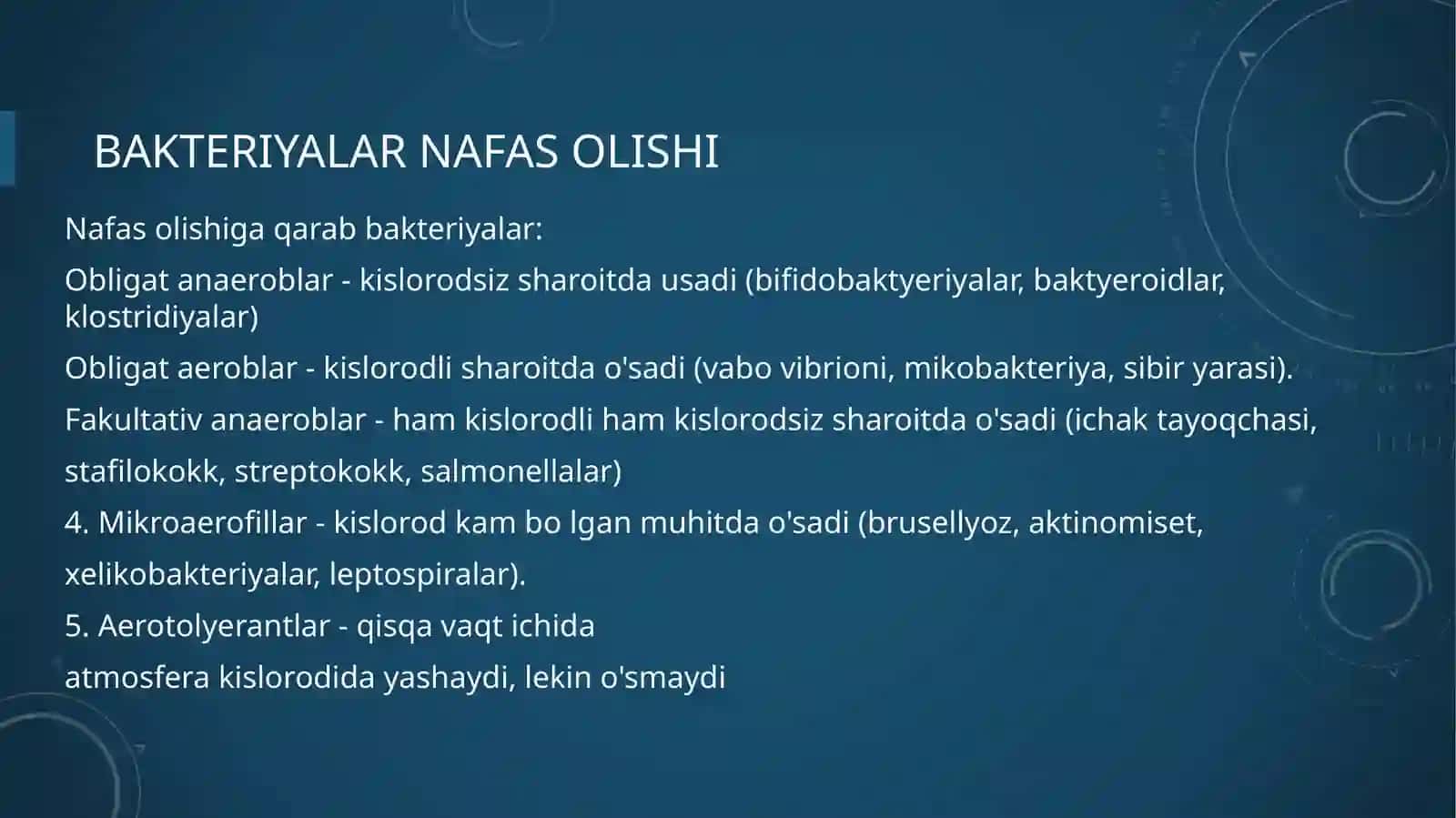 Bakteriyalarning fiziologiyasi 4