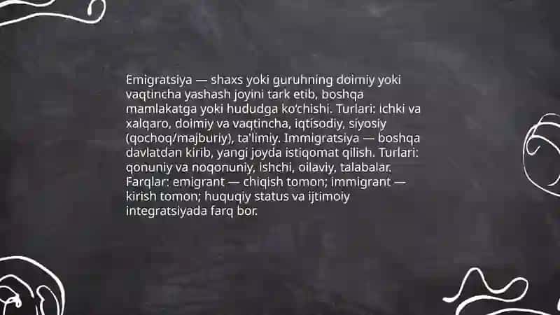 Migratsiya tushunchasi 4