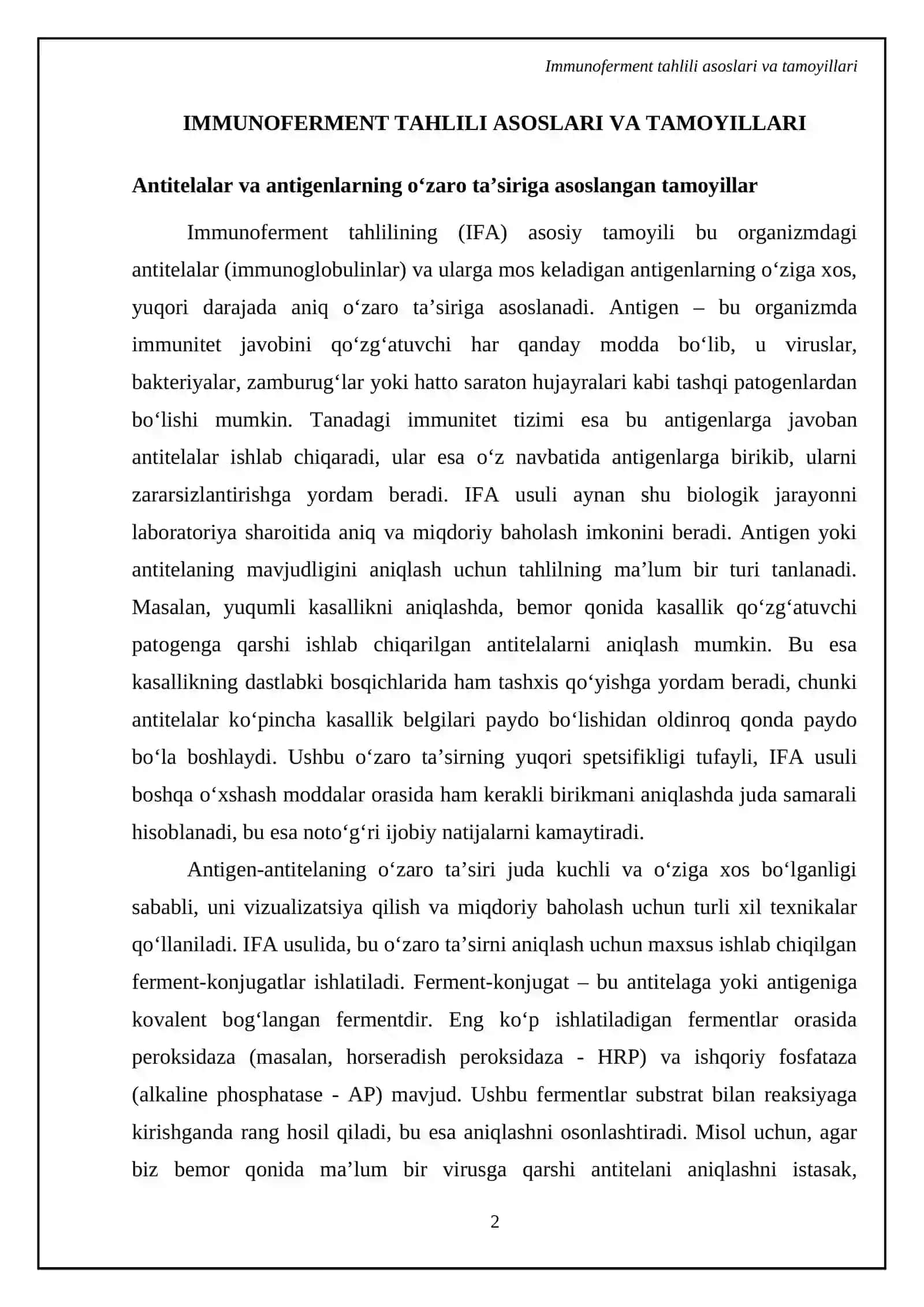 Serologik tekshirishning immunaferment usuli 4