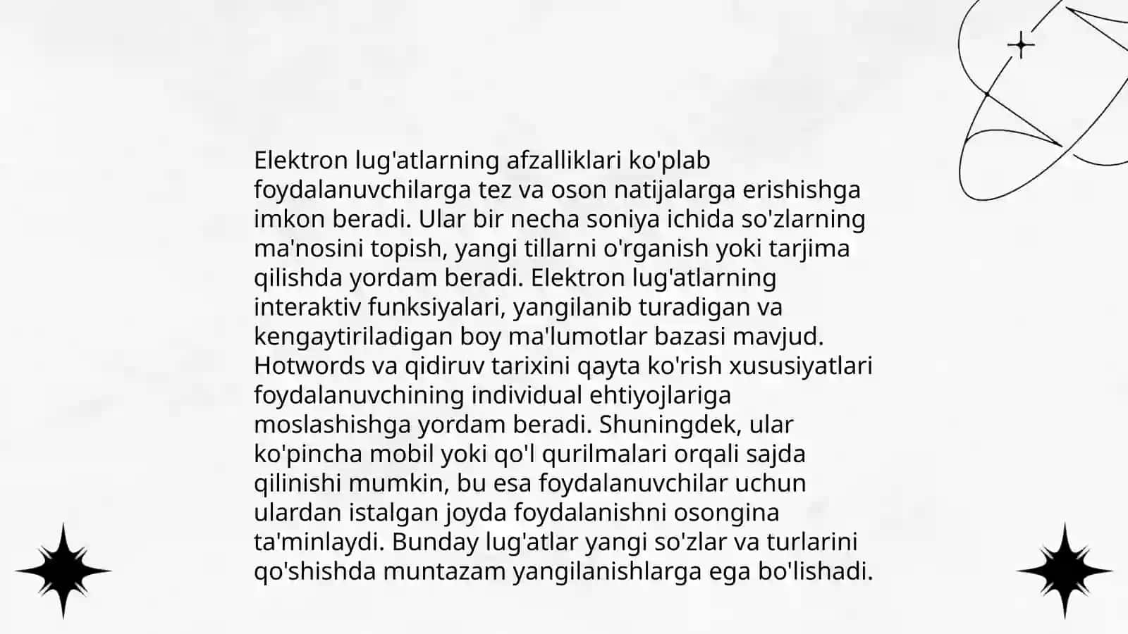 Elektron lug'atlar yaratish 4
