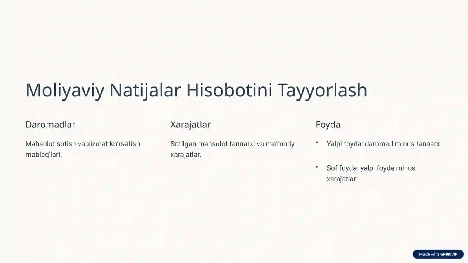 Moliyaviy Hisobotlar 4