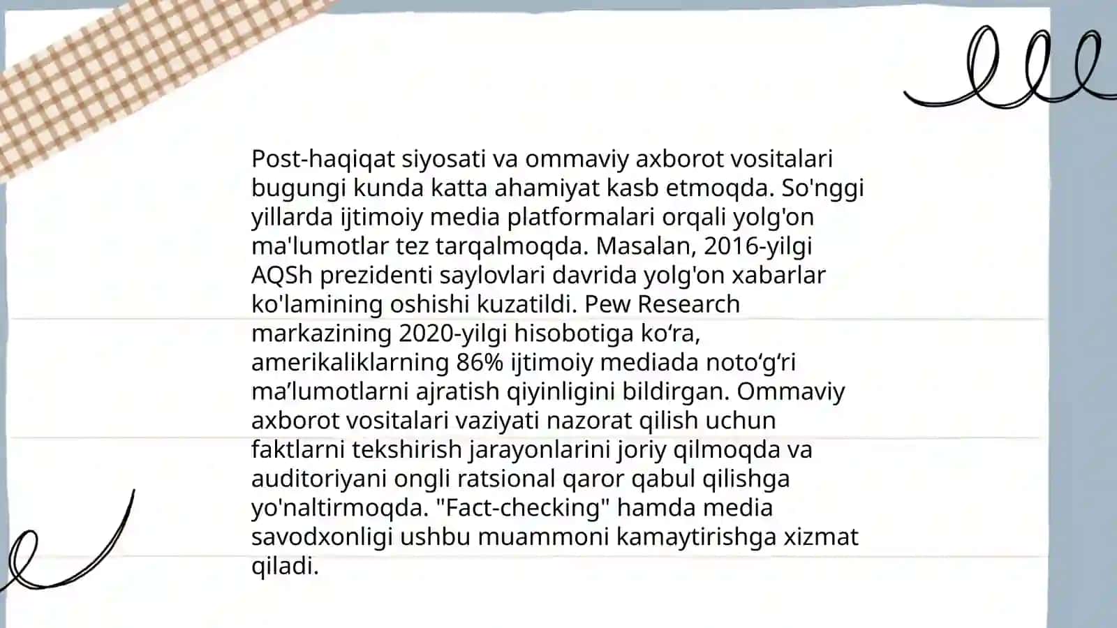 Post-haqiqat nima 4