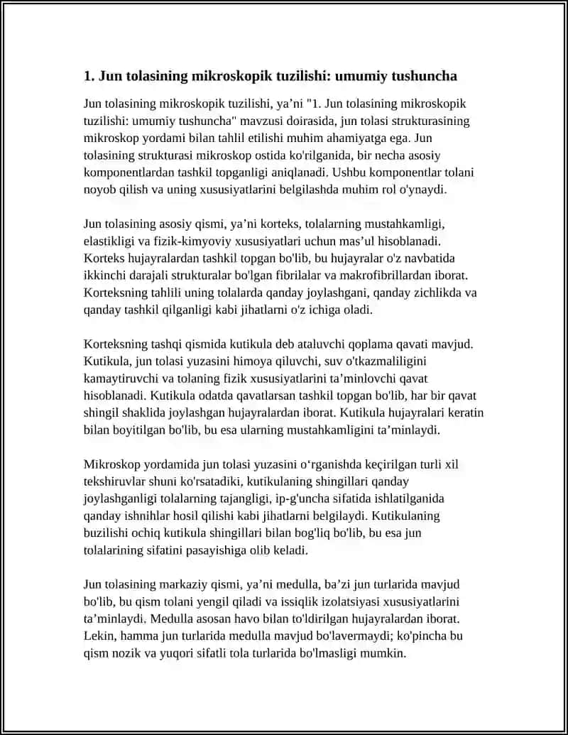 JUN TOLASINING STRUKTURASINI MIKROSKOP YORDAMIDA TAHLIL ETISH 4