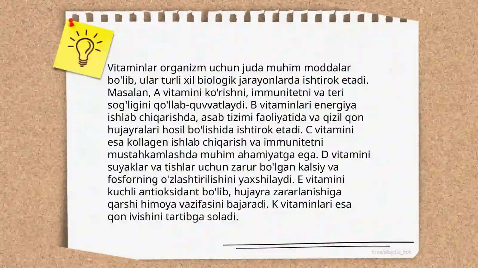 Menga healthy eating mavzusida taqdimot 4
