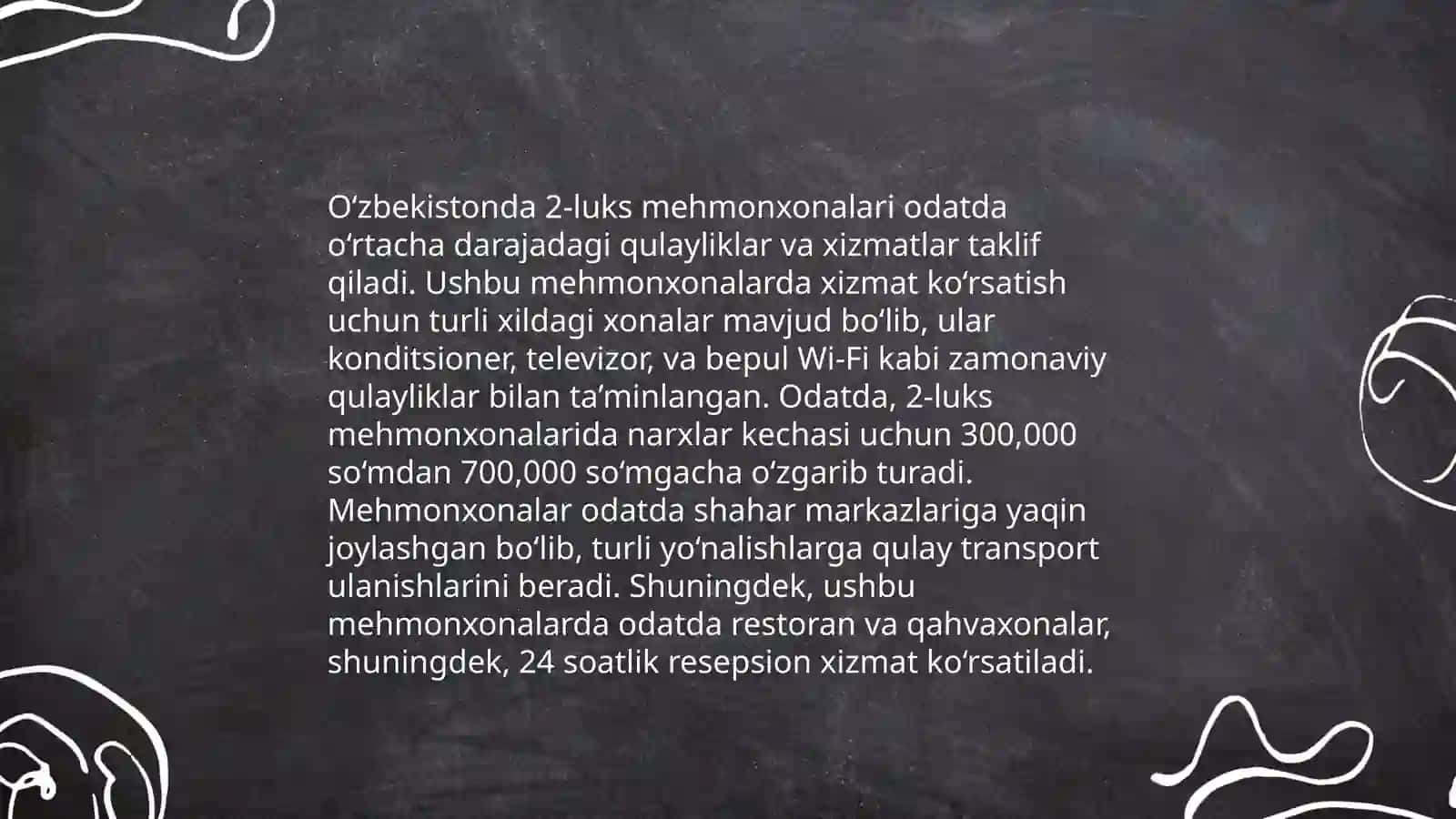Mehmonxona tasnifi 4