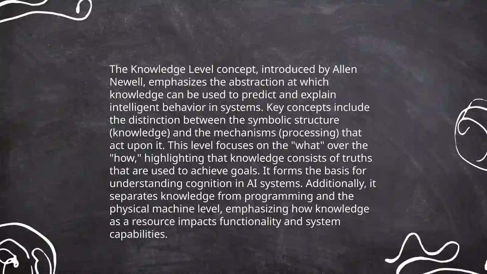 Bloom's taxonomy: Knowledge and Comprehension level 4