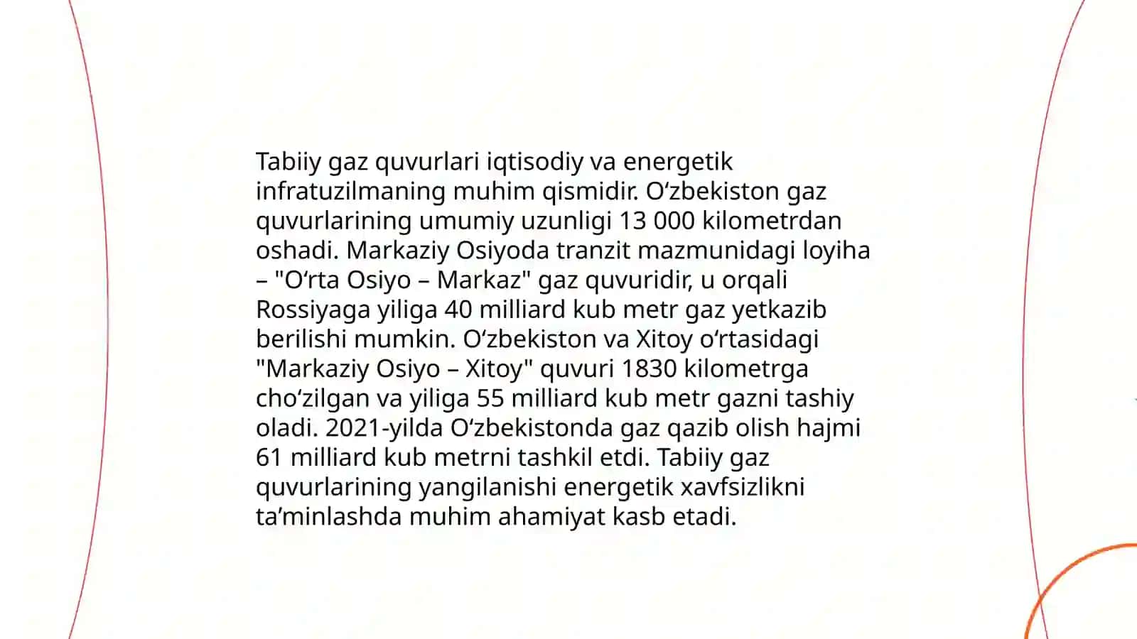 Togli magistral gaz quvurlari 4