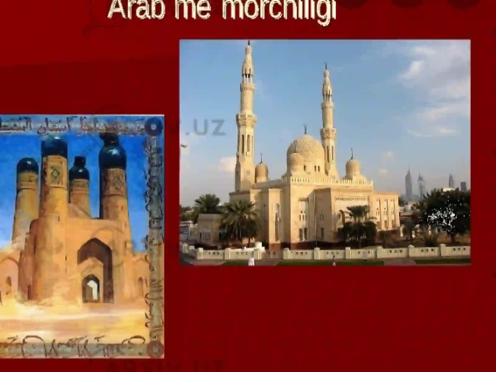 ARABLARNING O’RTA OSIYONI ISTILO ETISHI 4