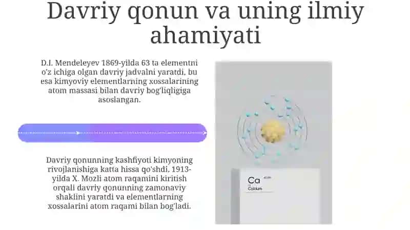 Kimyoviy elementlarning dastlabki toifalanishi 4