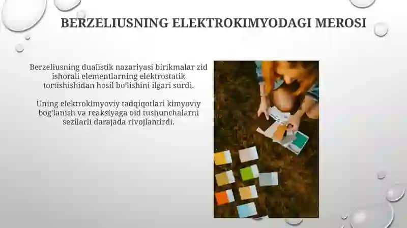 Elektrokimyo.Berseliusning dualistik nazariyasi 4