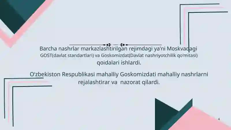 Nashriyotchilik 4