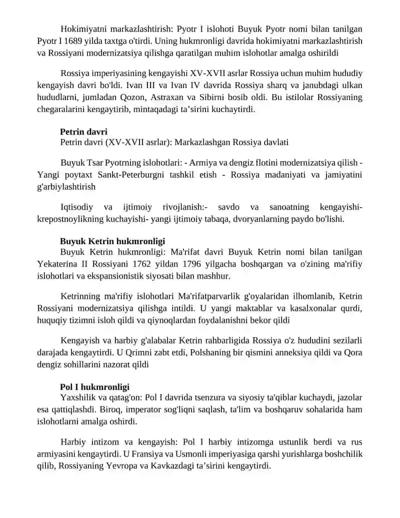 Xv-Xvii Asrlarda Markazlashgan Rus Davlati 4