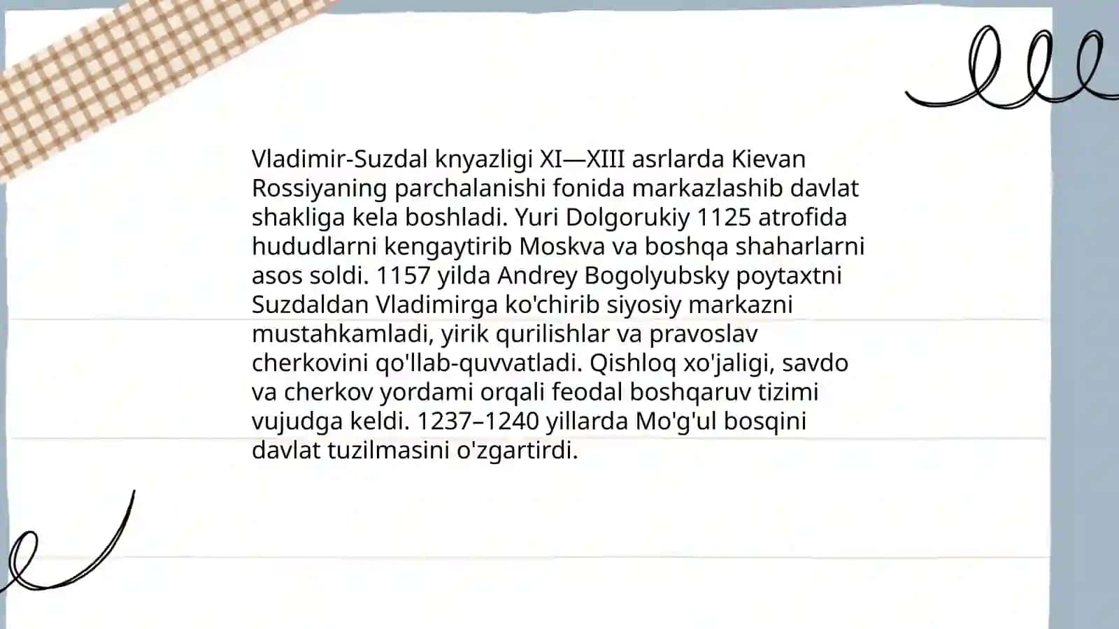 XI-XV asrlarda Rus knyazliklari 4