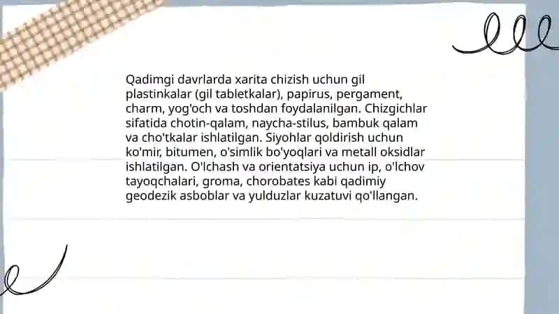 Ilk xaritalarning yaratilishi 4