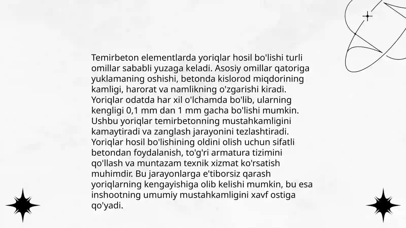 Egilishga ishlaydigan temirbeton elementlar 4