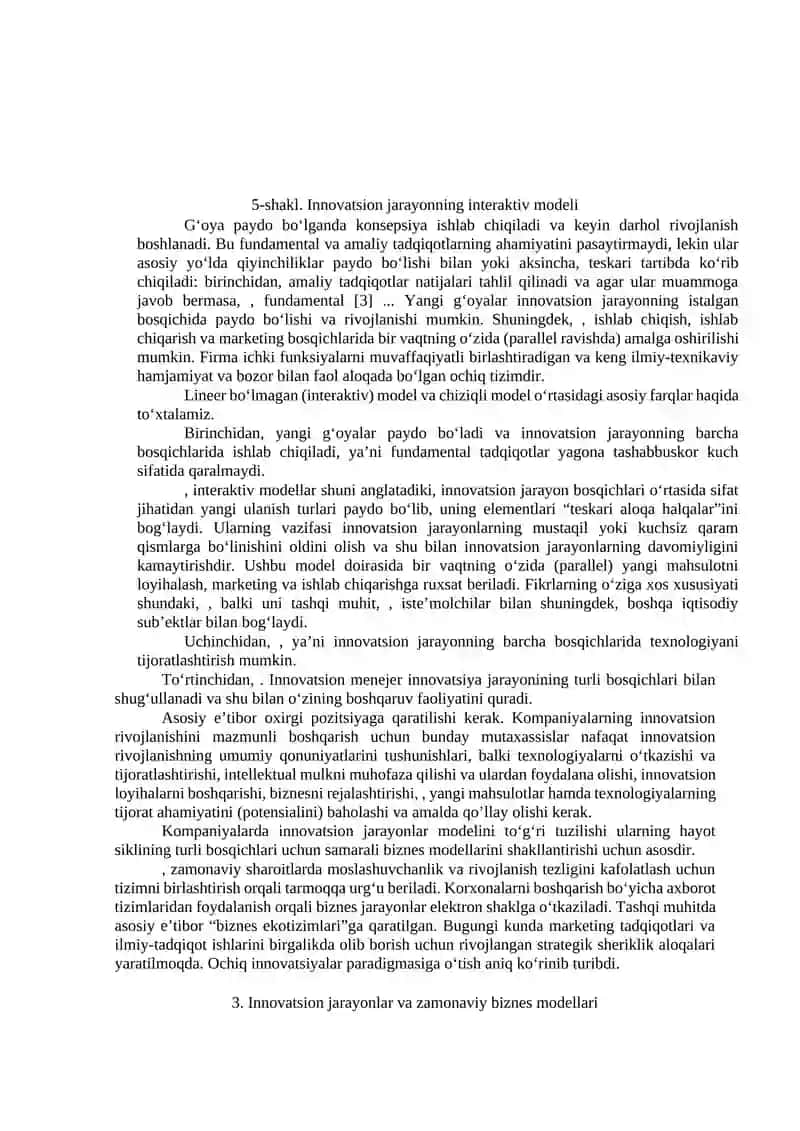 INNOVATSION JARAYONLARNING MODELLARI 4