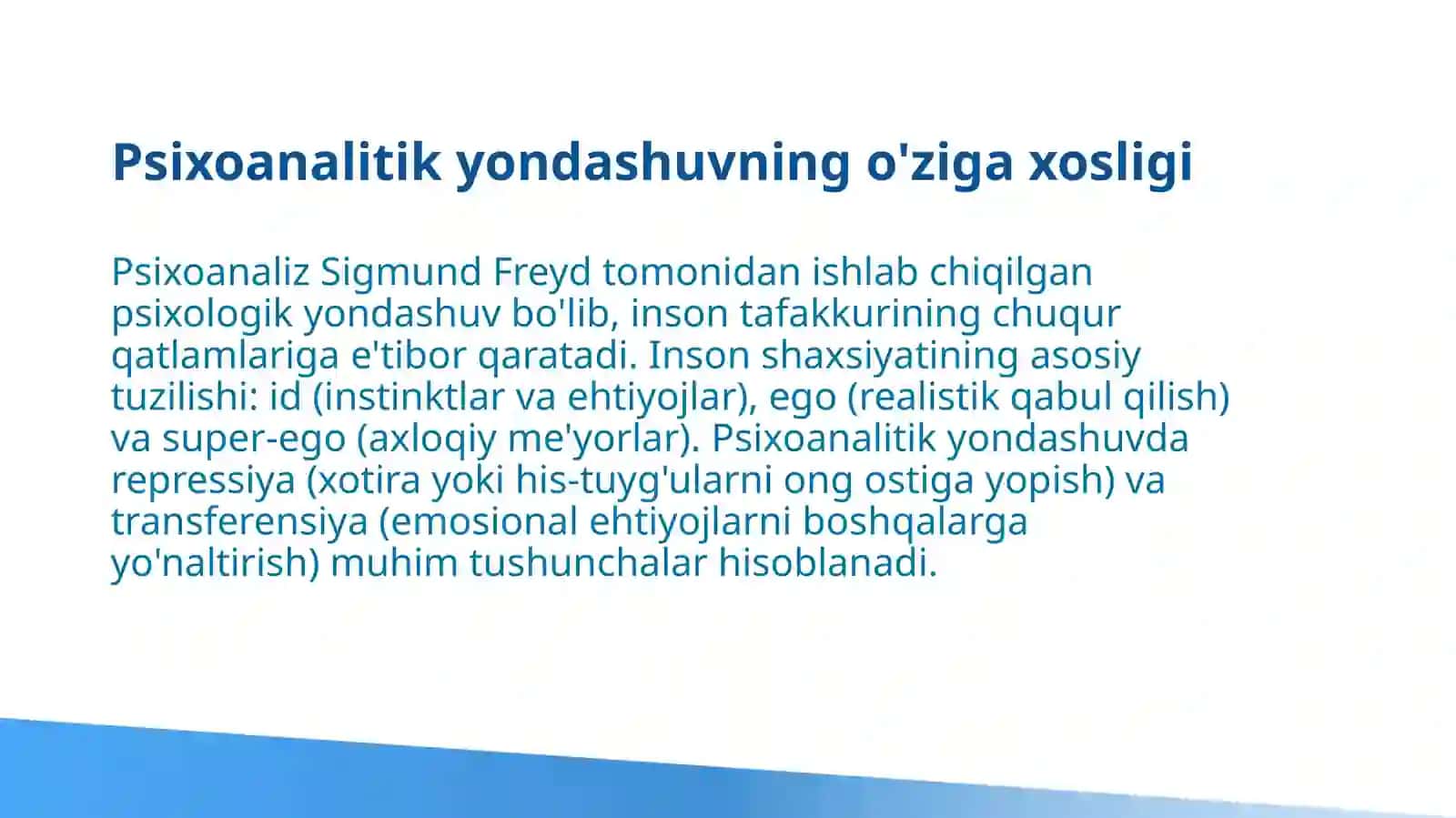 Rus psixologiyasida shaxsga yondashuvlar 4