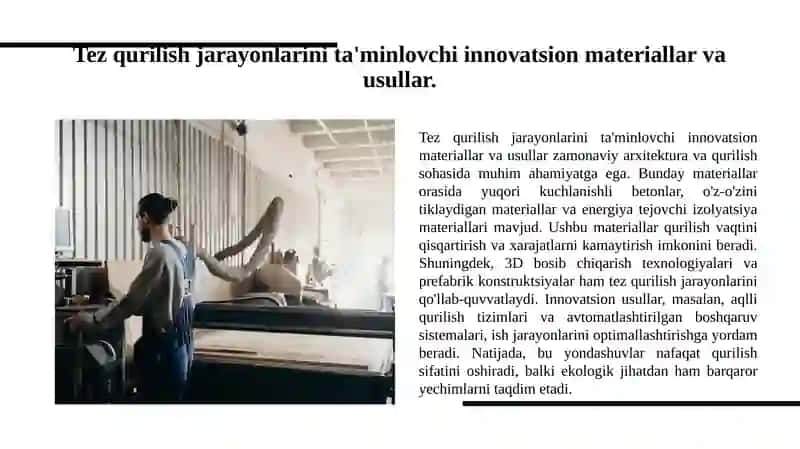 Modulli Sanat Binolarini Tez Qurish 4