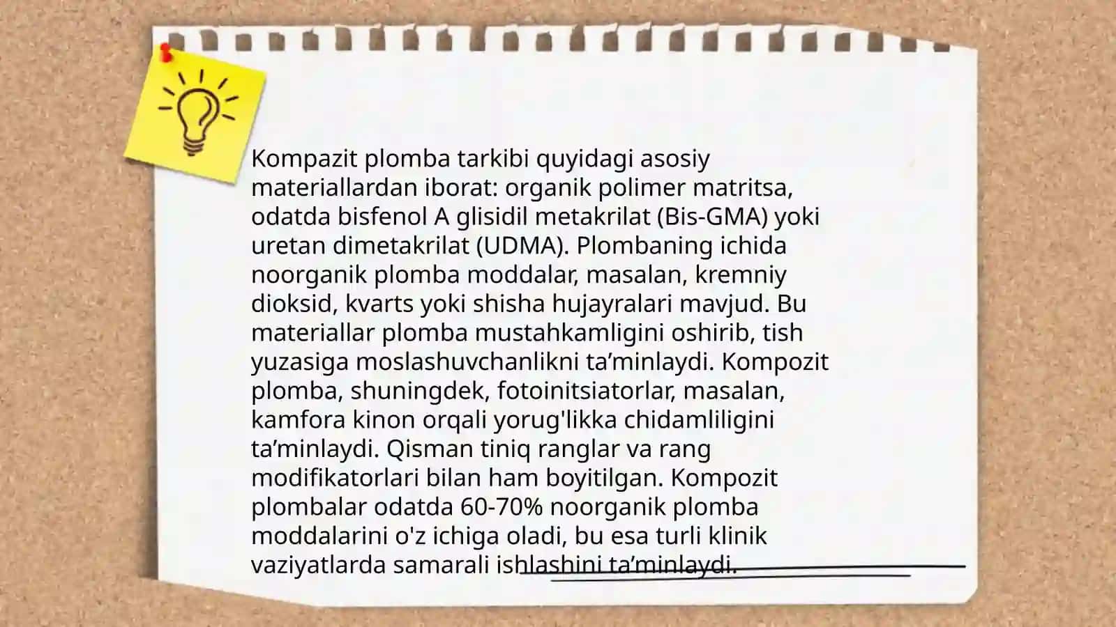 Kompazit plomba ashyolari haqida tushuncha 4